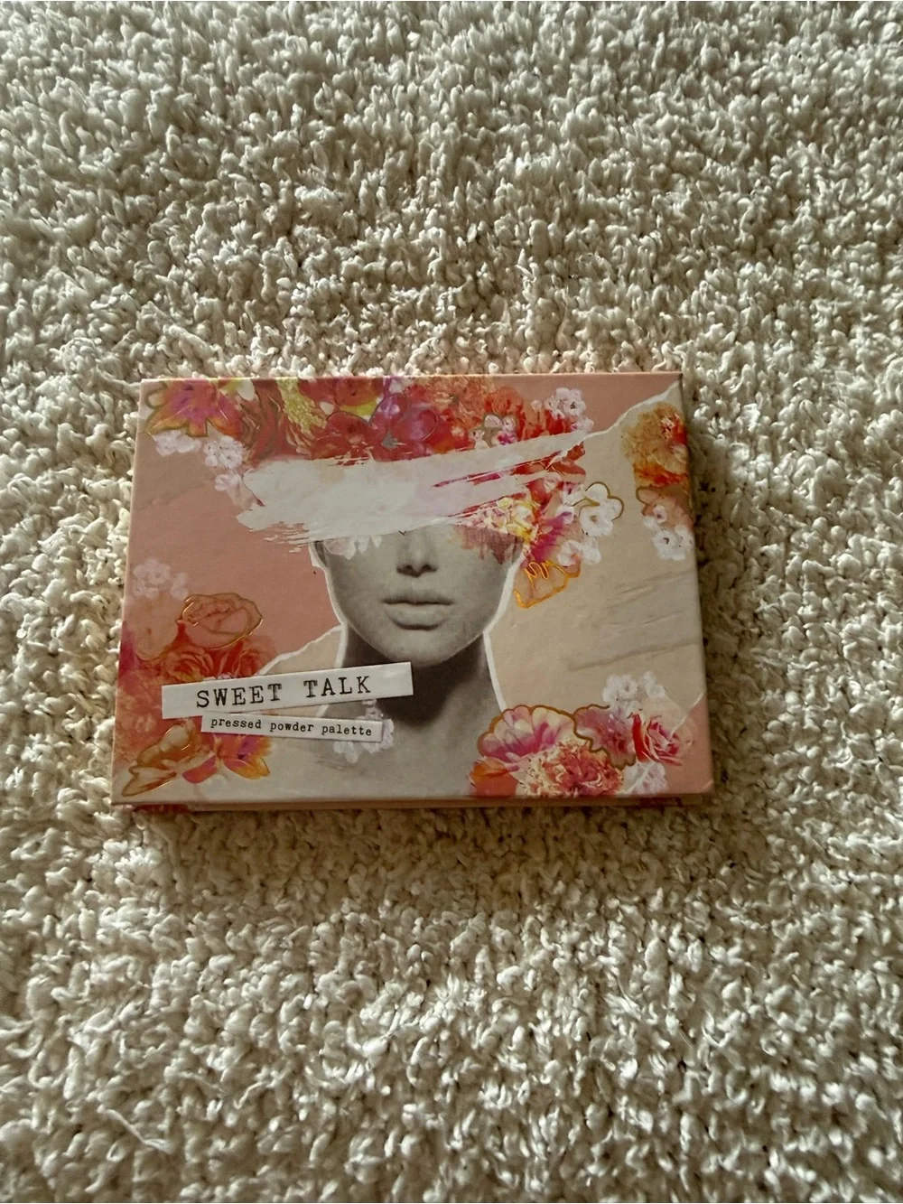 Sweet Talk Pressed Powder Palette - Peach Floral